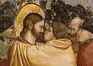 El beso de Judas por Giotto di Bondone. (www.wikipedia.org)